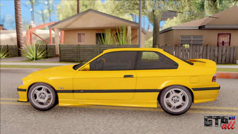 BMW M3 E36 1997 для GTA San Andreas вид сбоку