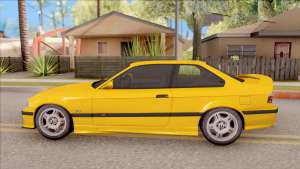 BMW M3 E36 1997 для GTA San Andreas вид сбоку