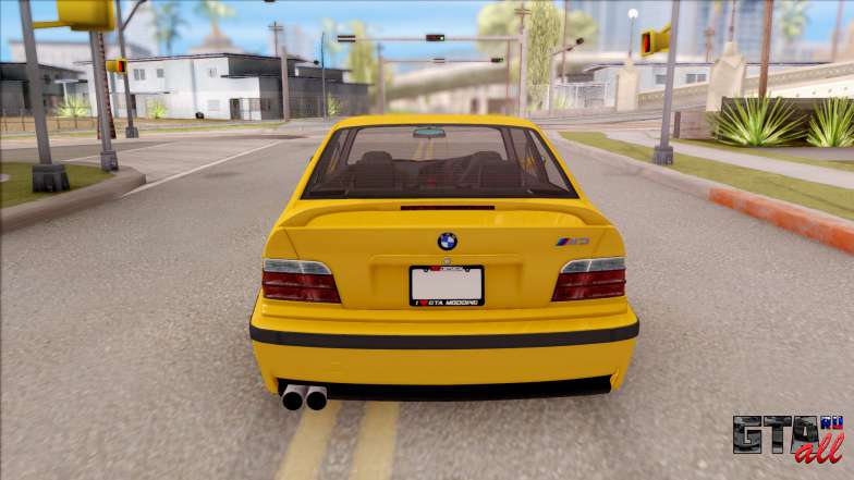 BMW M3 E36 1997 для GTA San Andreas вид сзади