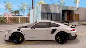 Porsche 911 GT2 RS 2017 EU Plate для GTA San Andreas вид сбоку