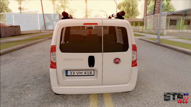 Fiat Fiorino для GTA San Andreas вид сзади