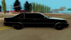 Mercedes Benz W140 Brabus для GTA San Andreas вид сбоку