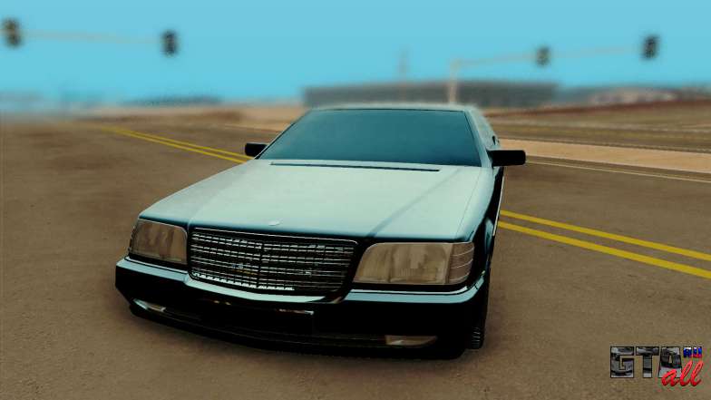 Mercedes Benz W140 Brabus для GTA San Andreas передняя часть