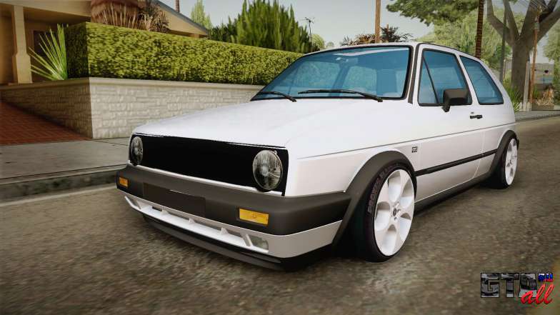 Volkswagen Golf MK2 2.0 TFSI Beta для GTA San Andreas передняя часть