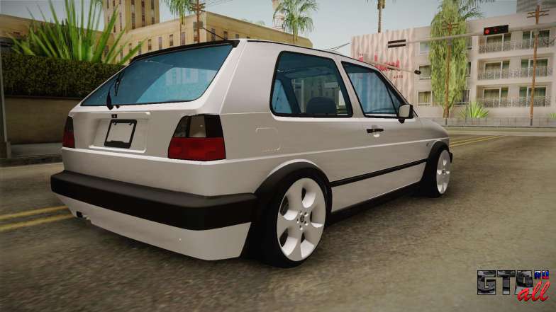 Volkswagen Golf MK2 2.0 TFSI Beta для GTA San Andreas задняя часть