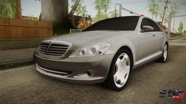 Mercedes-Benz S500 2013 для GTA San Andreas вид спереди