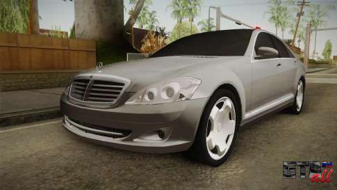 Mercedes-Benz S500 2013 для GTA San Andreas вид спереди