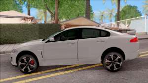 Jaguar XF R-S 2015 для GTA San Andreas вид сбоку