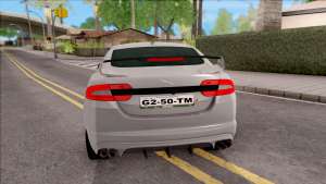 Jaguar XF R-S 2015 для GTA San Andreas вид сзади