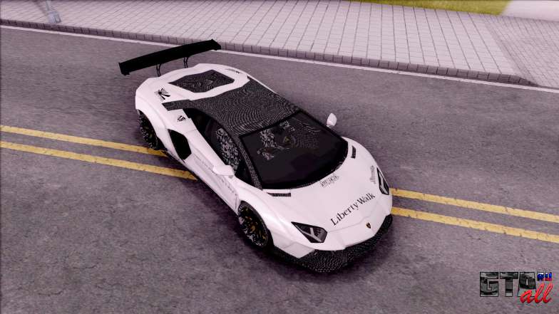 Lamborghini Aventador LP700-4 LB Walk Custom для GTA San Andreas общий вид