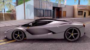 Ferrari LaFerrari v2 для GTA San Andreas вид сбоку