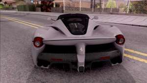 Ferrari LaFerrari v2 для GTA San Andreas вид сзади