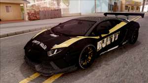 Lamborghini Aventador LP700-4 LB Walk Hunter для GTA San Andreas вид спереди