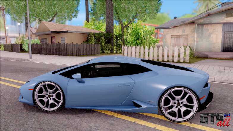 Lamborghini Huracan LP610-4 для GTA San Andreas вид сбоку