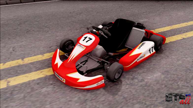 Shifter Kart 125cc для GTA San Andreas вид спереди