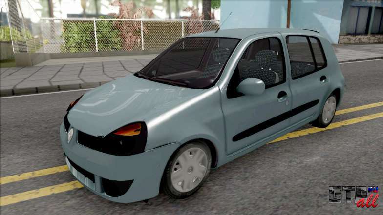 Renault Clio SFD для GTA San Andreas вид спереди