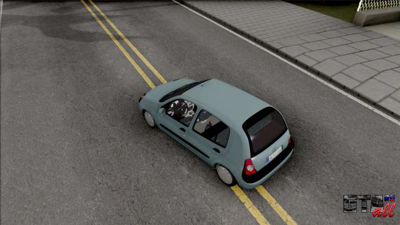 Renault Clio SFD для GTA San Andreas вид сверху