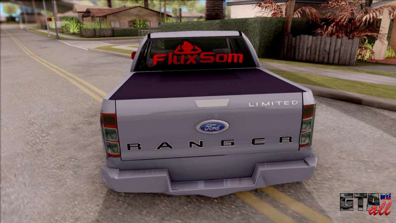 Ford Ranger 2014 Edition Flux Som для GTA San Andreas вид сзади