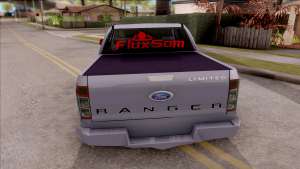 Ford Ranger 2014 Edition Flux Som для GTA San Andreas вид сзади