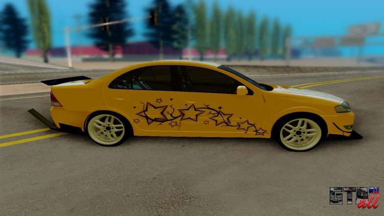 Nissan Almera для GTA San Andreas вид сбоку