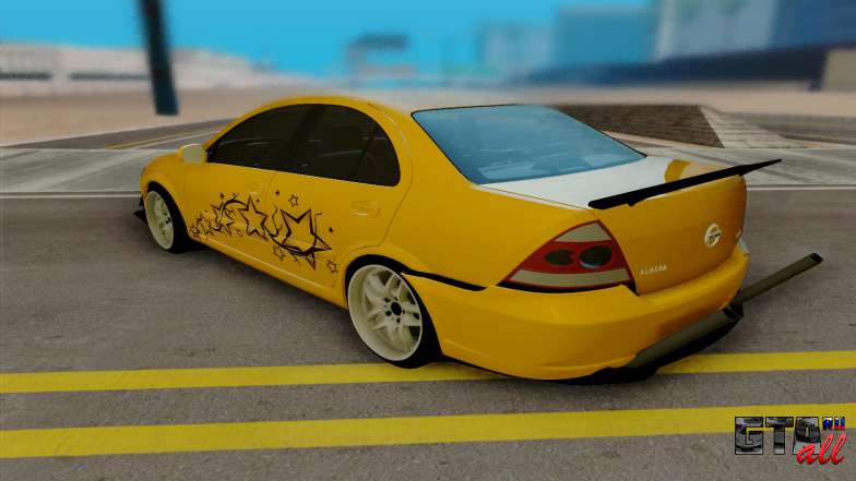 Nissan Almera для GTA San Andreas вид сзади