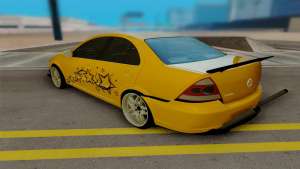 Nissan Almera для GTA San Andreas вид сзади