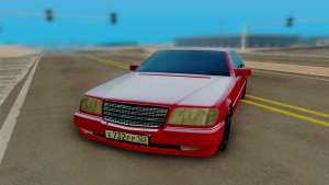 Mercedes-Benz W124 230E для GTA San Andreas передняя часть