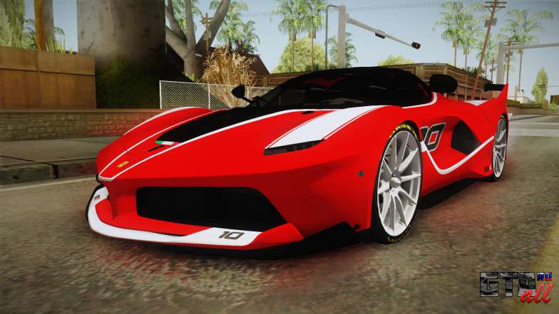 Ferrari FXX-K для GTA San Andreas вид спереди