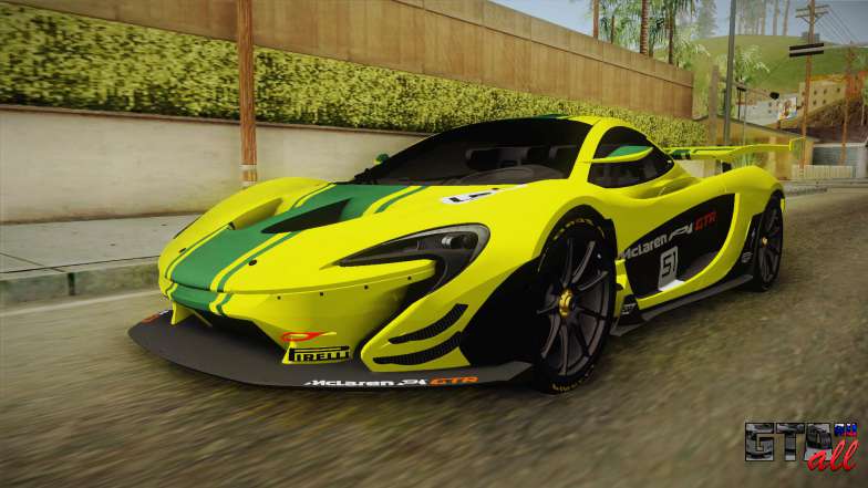 McLaren P1 GTR для GTA San Andreas передняя часть