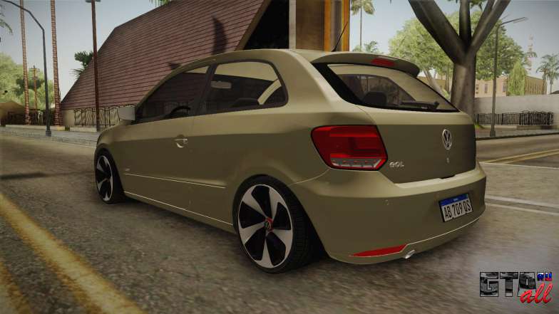 Volkswagen Golf VII GTI для GTA San Andreas задняя часть