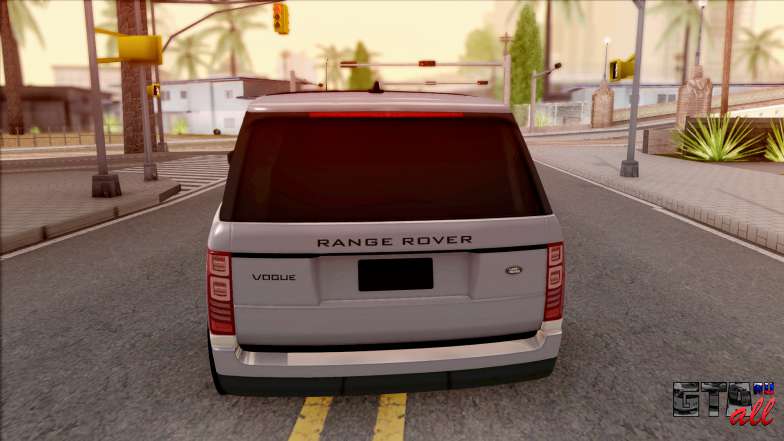 Range Rover Vogue Sport 2017 для GTA San Andreas вид сзади