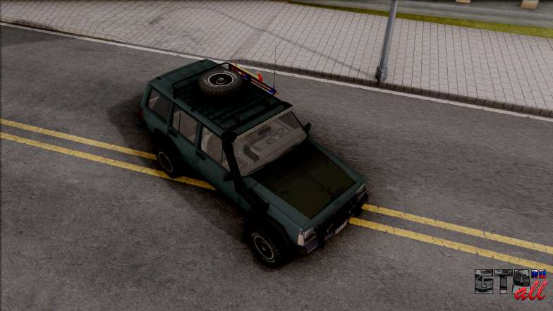 Jeep Cherokee 1984 Off-Road для GTA San Andreas общий вид