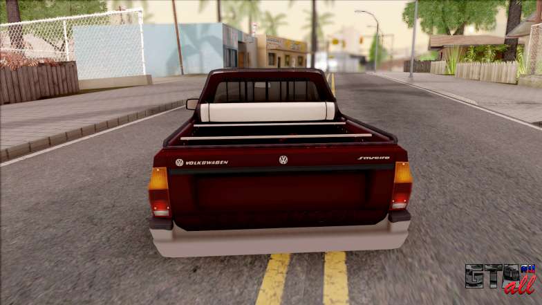 Volkswagen Saveiro для GTA San Andreas вид сзади