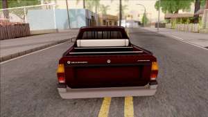 Volkswagen Saveiro для GTA San Andreas вид сзади