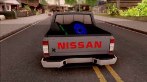 Nissan Ddsen Skrab 2016 для GTA San Andreas вид сзади