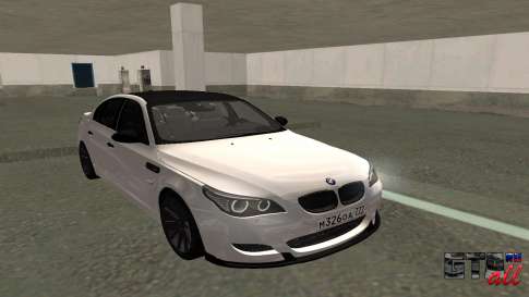 BMW M5 E60 для GTA San Andreas вид спереди