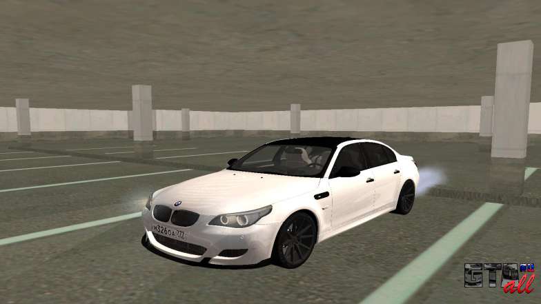 BMW M5 E60 для GTA San Andreas передняя часть