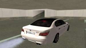 BMW M5 E60 для GTA San Andreas вид сзади