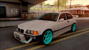 BMW M3 E36 Drift v2 для GTA San Andreas вид спереди