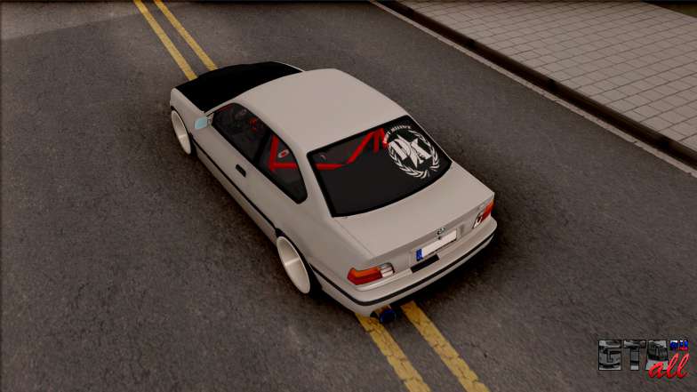 BMW M3 E36 Drift для GTA San Andreas вид сверху