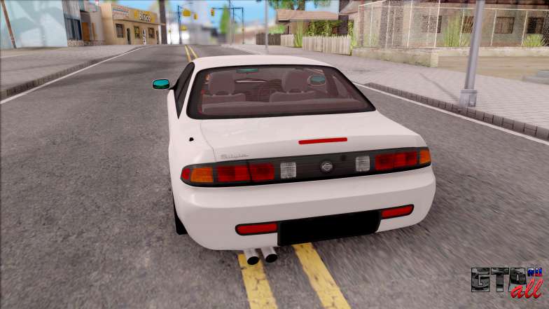 Nissan Silvia S14 для GTA San Andreas вид сзади