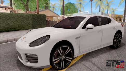 Porsche Panamera GTS для GTA San Andreas вид спереди