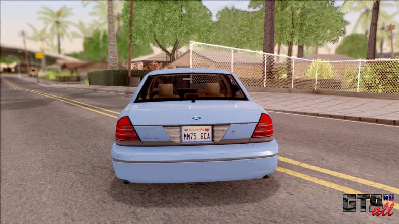 Ford Crown Victoria 2003 для GTA San Andreas вид сзади