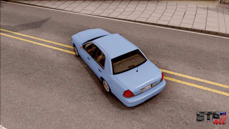 Ford Crown Victoria 2003 для GTA San Andreas вид сверху