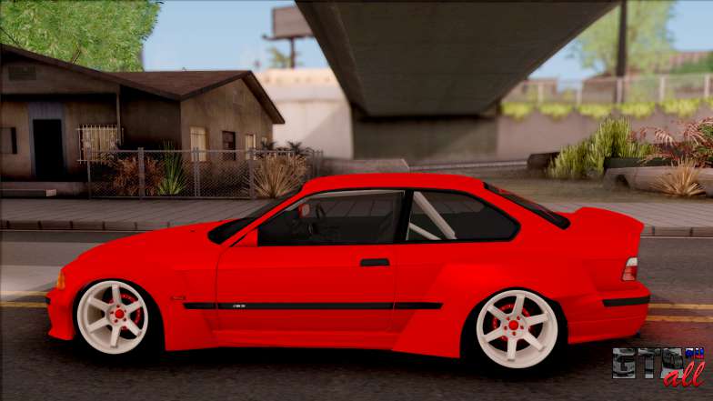 BMW M3 E36 Drift Rocket Bunny v3 для GTA San Andreas вид сбоку