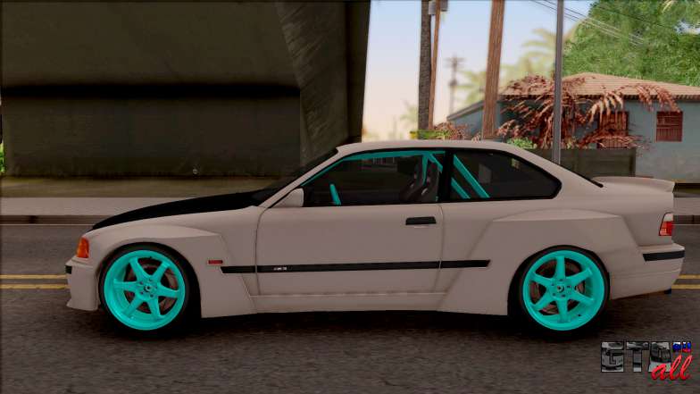 BMW M3 E36 Drift Rocket Bunny для GTA San Andreas вид сбоку