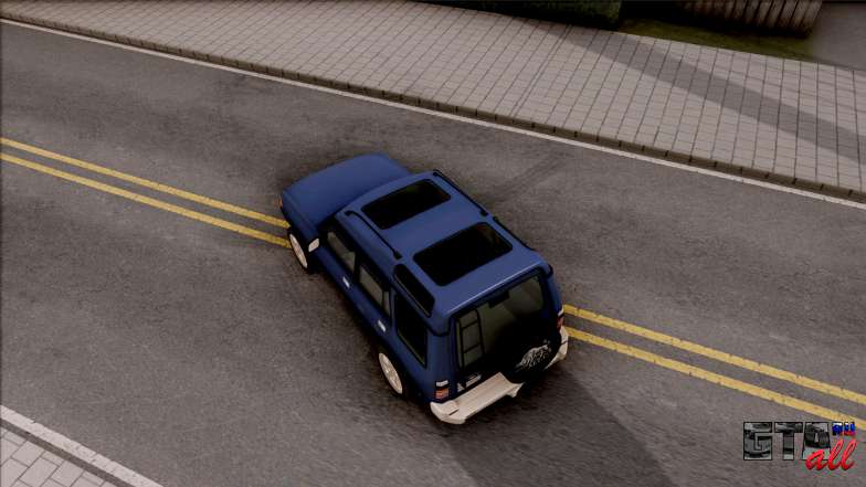 Land Rover Discovery для GTA San Andreas вид сверху