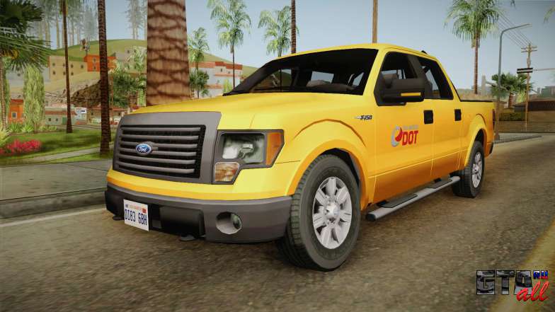 Ford F150 2010 для GTA San Andreas вид спереди