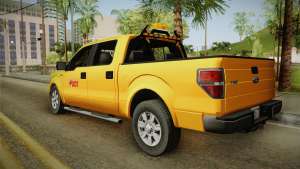 Ford F150 2010 для GTA San Andreas вид сзади