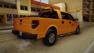 Ford F150 2010 для GTA San Andreas задняя часть